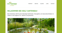 Desktop Screenshot of bolz-gartenbau.ch