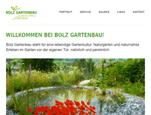 Tablet Screenshot of bolz-gartenbau.ch